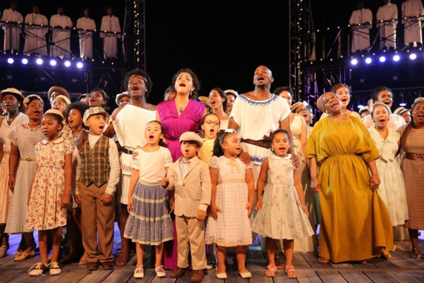Photo Flash: Karen Olivo, Brandon Victor Dixon, and More in THE ODYSSEY at The Public Theater  Image