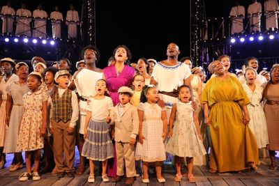 Jabari Johnson, Karen Olivo, Brandon Victor Dixon Photo