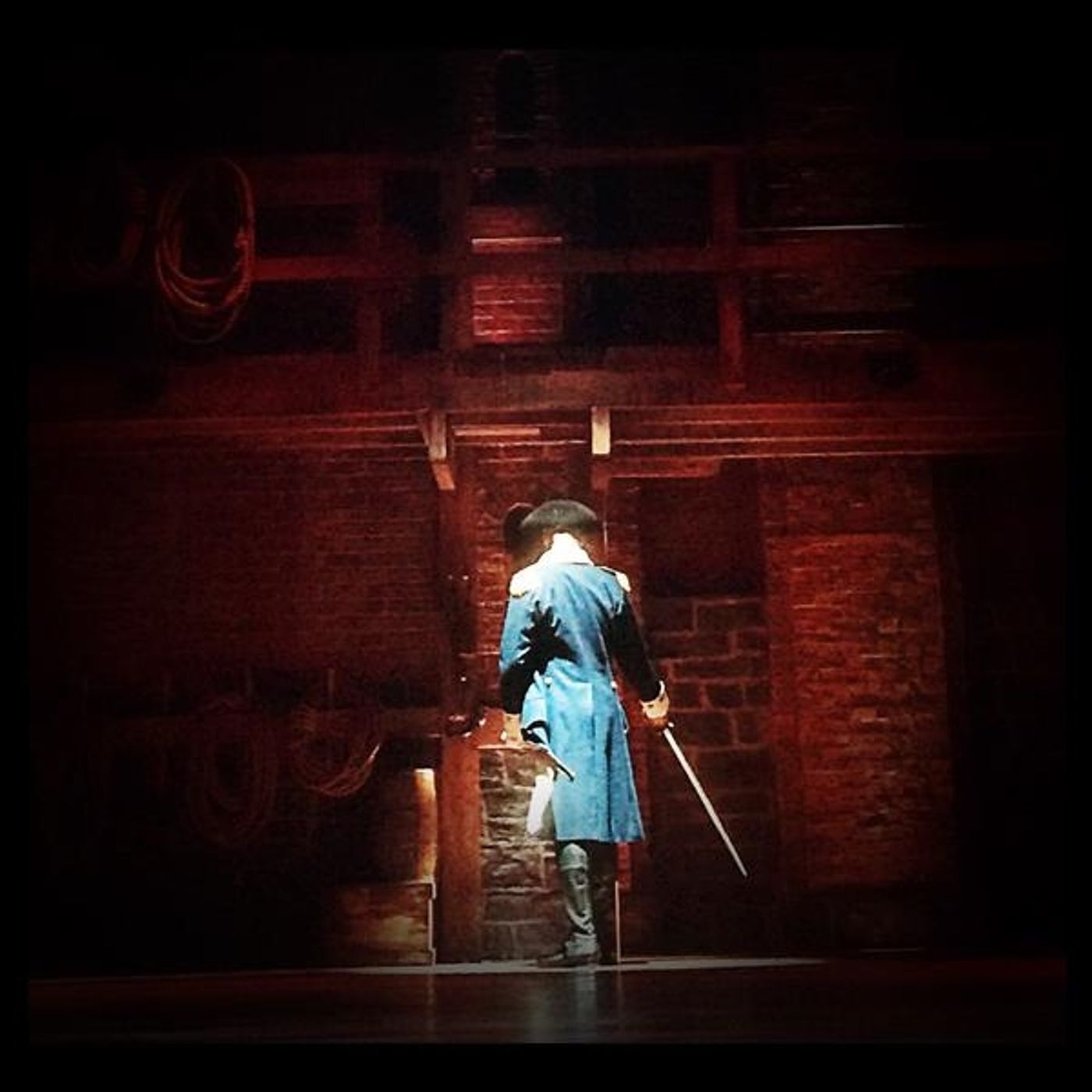 Photo Flash: HAMILTON Scenic Designer David Korins Shares Action Shots, Feat. Lin-Manuel Miranda, Daveed Diggs, Phillipa Soo, and More!  Image