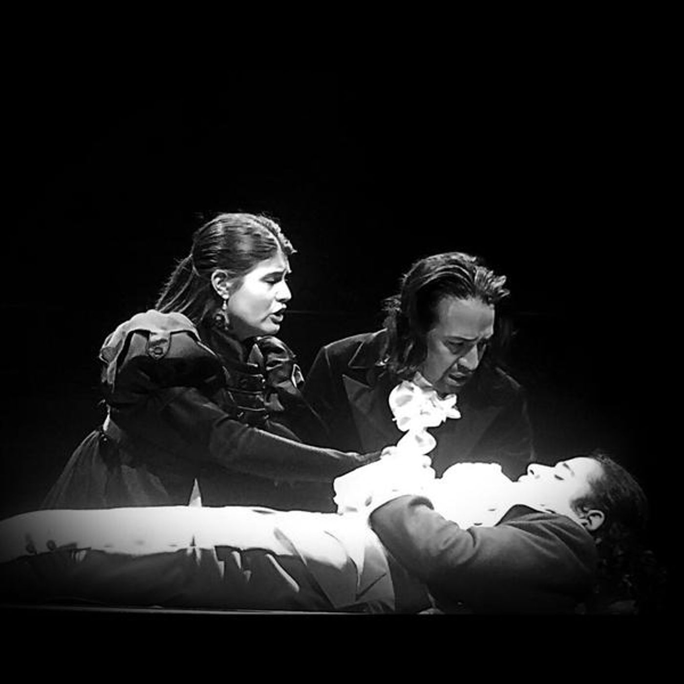 Photo Flash: HAMILTON Scenic Designer David Korins Shares Action Shots, Feat. Lin-Manuel Miranda, Daveed Diggs, Phillipa Soo, and More!  Image