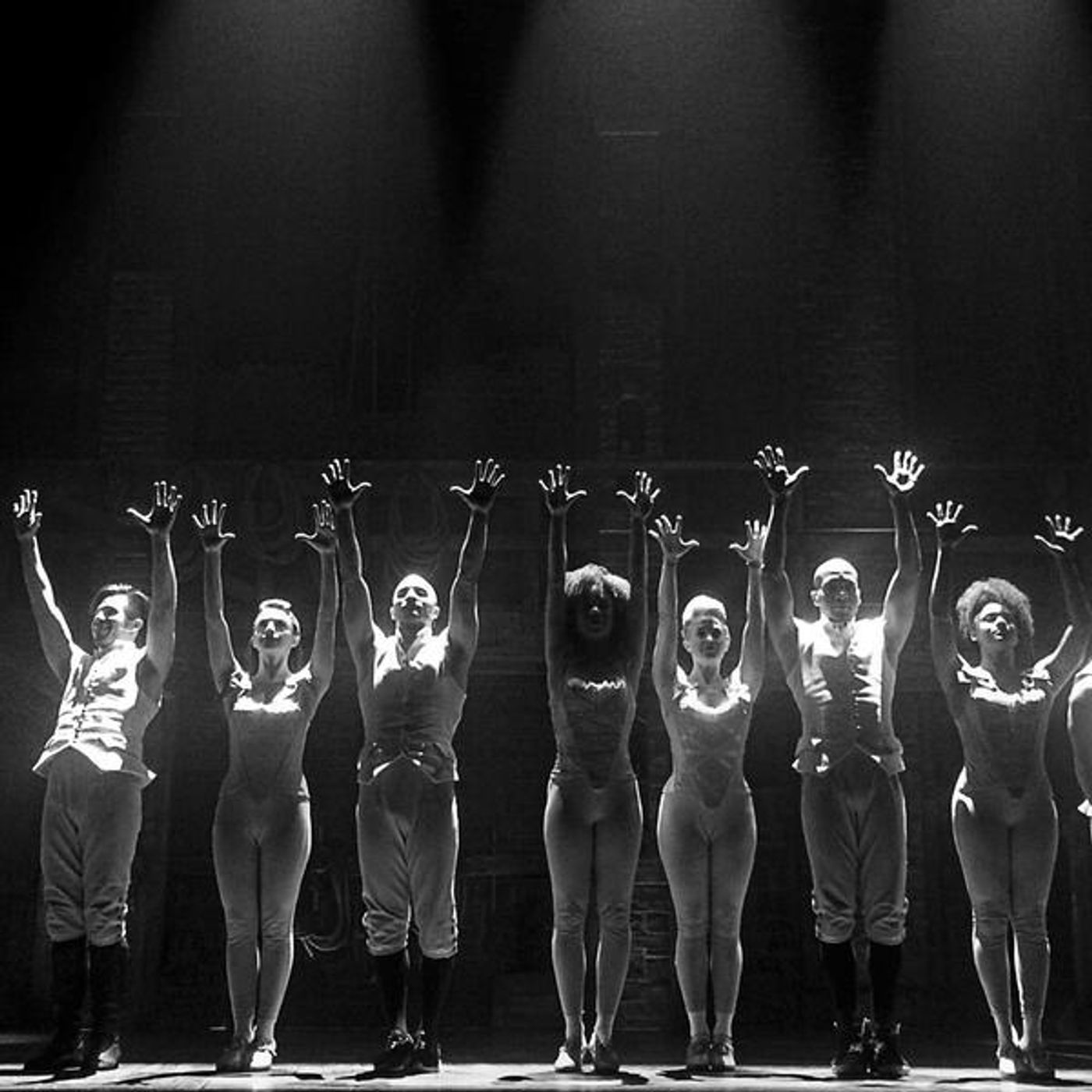 Photo Flash: HAMILTON Scenic Designer David Korins Shares Action Shots, Feat. Lin-Manuel Miranda, Daveed Diggs, Phillipa Soo, and More!  Image