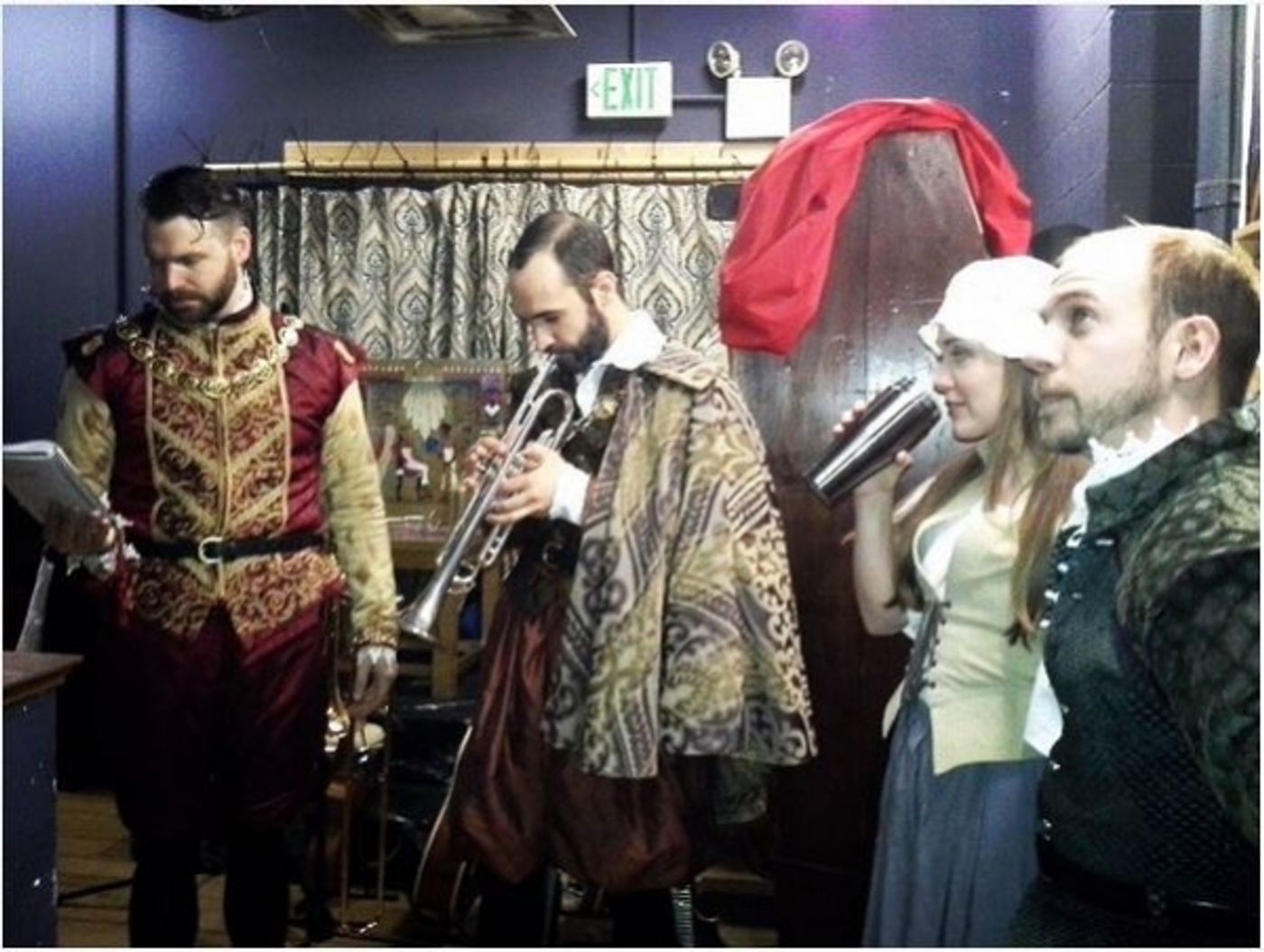 Photo Flash: Saturday Intermission Pics, 9/05- ON THE TOWN Cast and Lesli Margherita Snap Final #SIP, Plus THE KING AND I and More!  Image