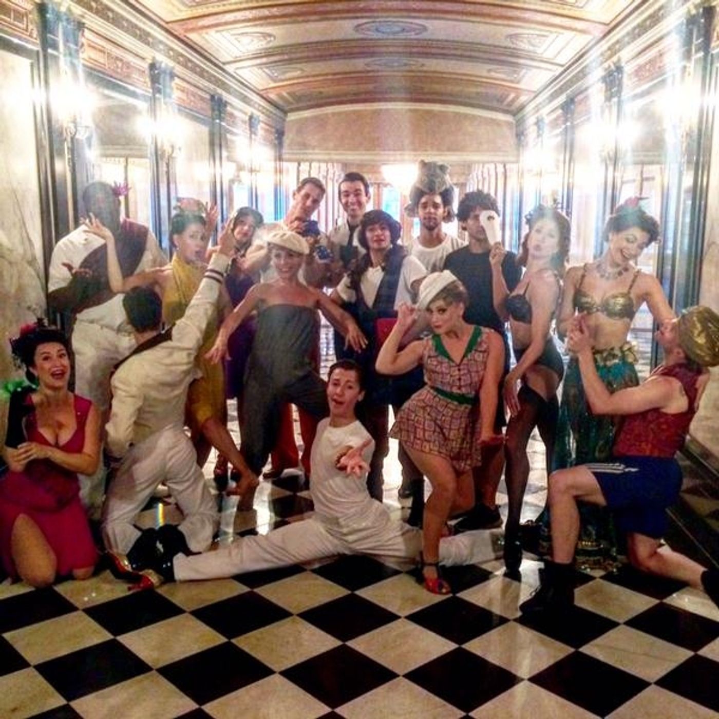 Photo Flash: Saturday Intermission Pics, 9/05- ON THE TOWN Cast and Lesli Margherita Snap Final #SIP, Plus THE KING AND I and More!  Image
