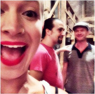 Betsy Struxness, Lin-Manuel Miranda, Neil Patrick Harris Photo