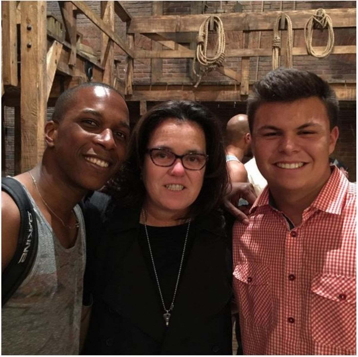 Photo Flash: Lea Michele, Rosie O'Donnell, John Kander, and More Visit HAMILTON  Image