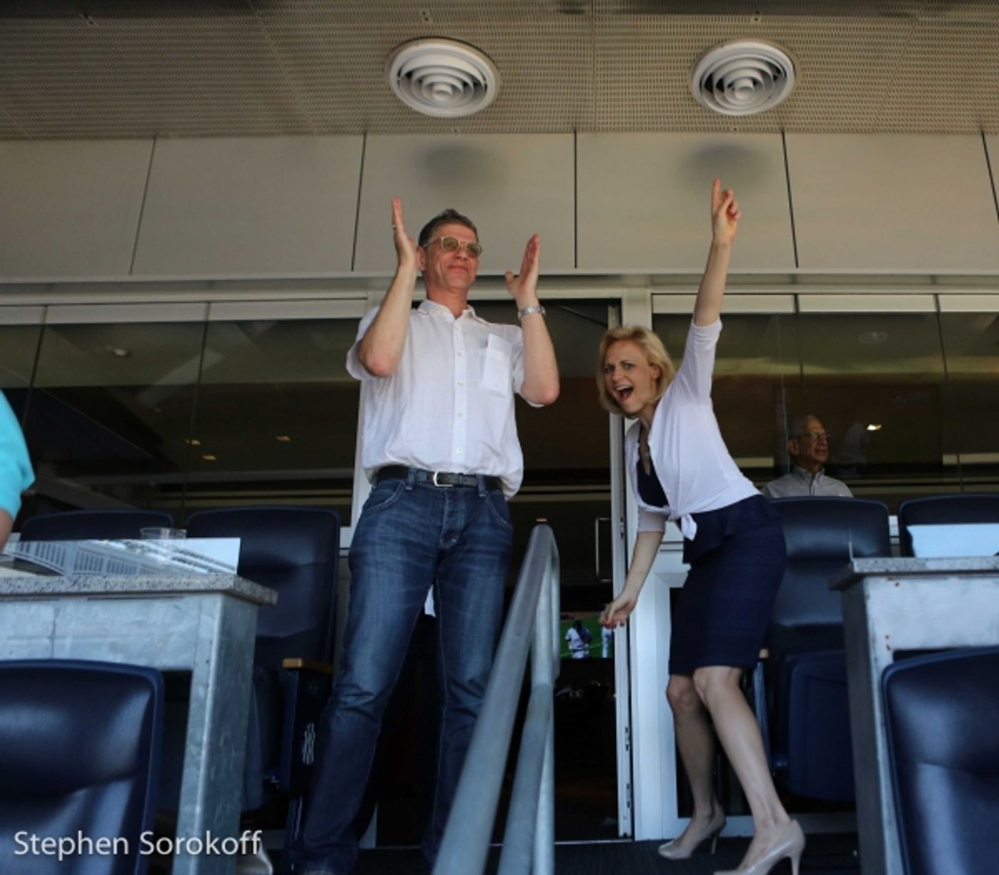 Photo Coverage: GENTLEMAN'S GUIDE's Bryce Pinkham Watches the Yankees Murder the Orioles  Image