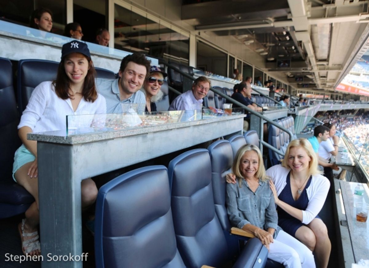 Emily Young, Bryce Pinkham, Jamie deRoy, Barry Kleinbort, Eda Sorokoff, Haley Swindal at 