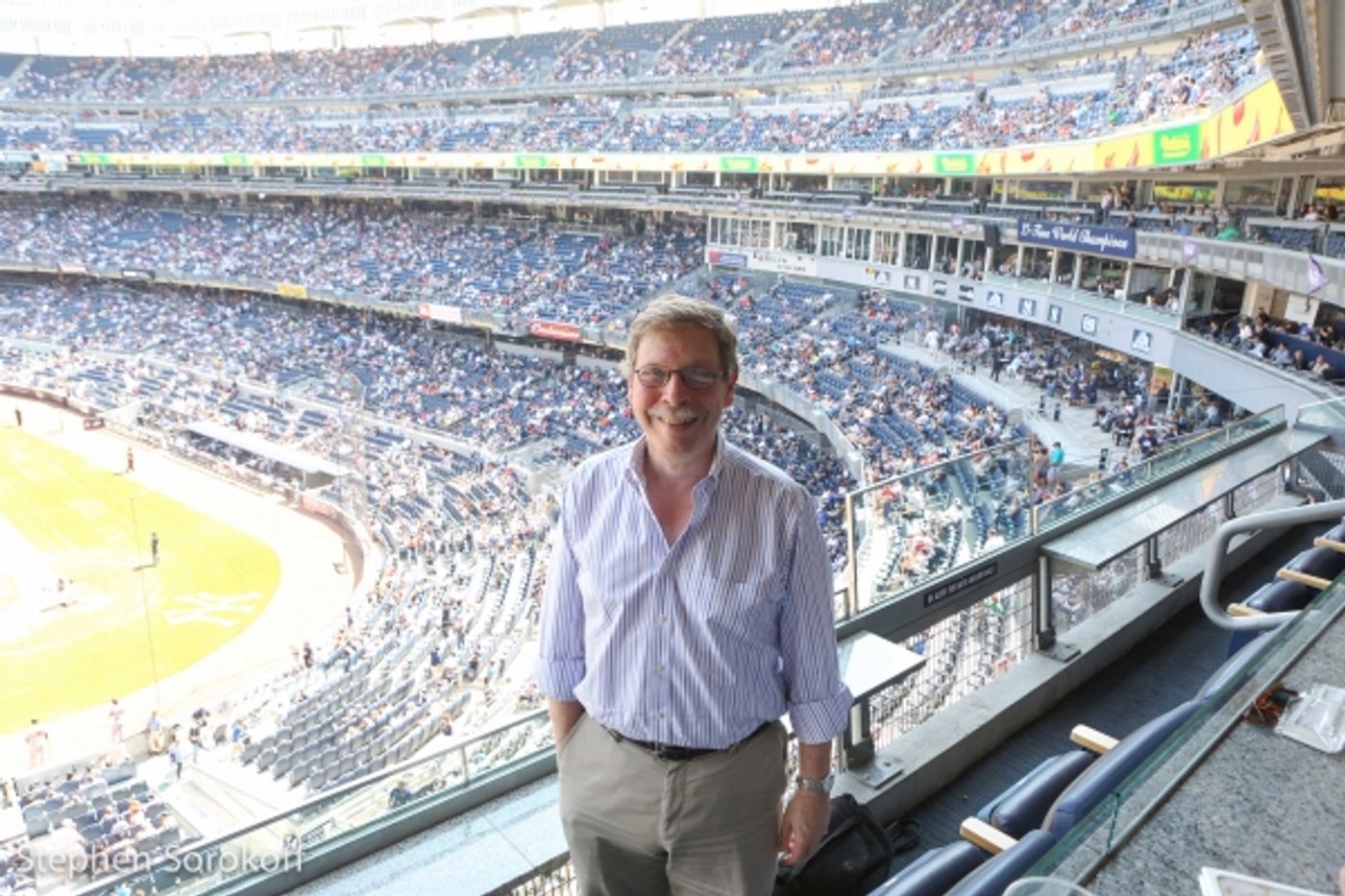 Photo Coverage: GENTLEMAN'S GUIDE's Bryce Pinkham Watches the Yankees Murder the Orioles  Image