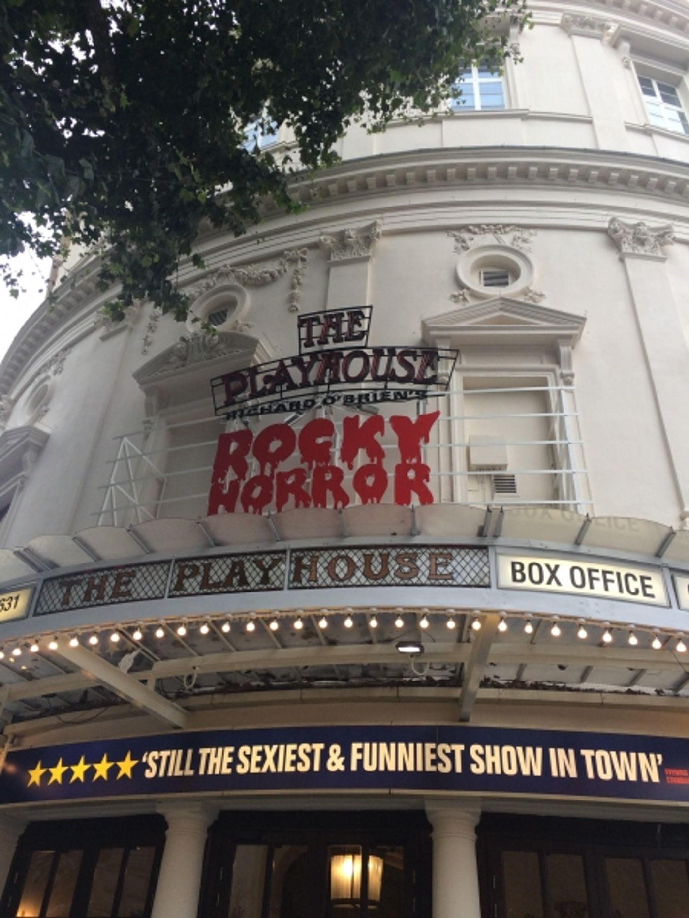 Photo Coverage: Marquee Is Up At The Playhouse for O'Brien In THE ROCKY HORROR SHOW! Photo Coverage: Marquee Is Up At The Playhouse for O'Brien In THE ROCKY HORROR SHOW! Image