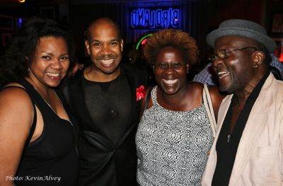Aisha de Haas, Darius de Haas, Capathia Jenkins and Andy Bey Photo