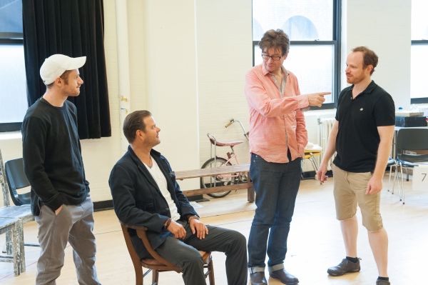 Chris Perfetti, Clarke Thorell, director James Macdonald, Sean Dugan Photo