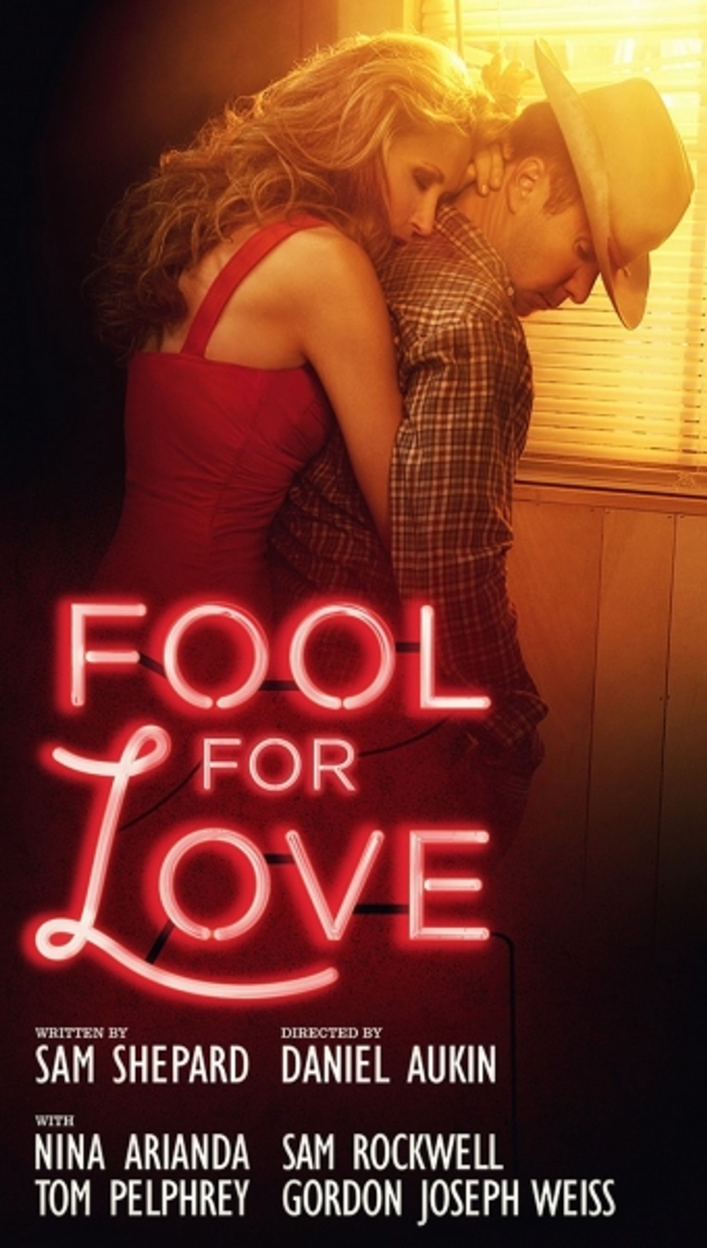 Photo Flash: Nina Arianda & Sam Rockwell in First Steamy Poster for Broadway's FOOL FOR LOVE Photo Flash: Nina Arianda & Sam Rockwell in First Steamy Poster for Broadway's FOOL FOR LOVE Image