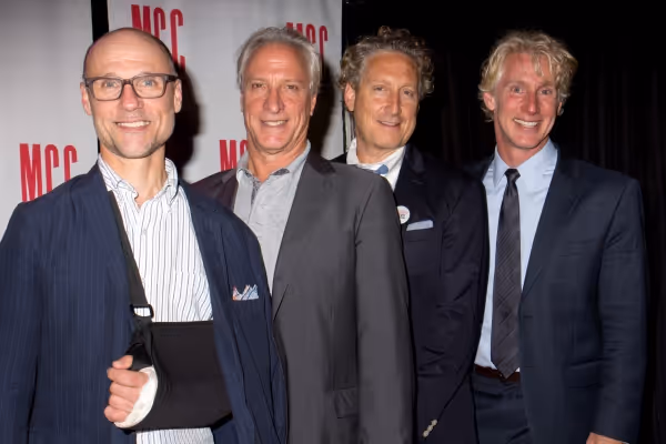 William Cantler, Robert LuPone, Bernard Telsey, Blake West Photo