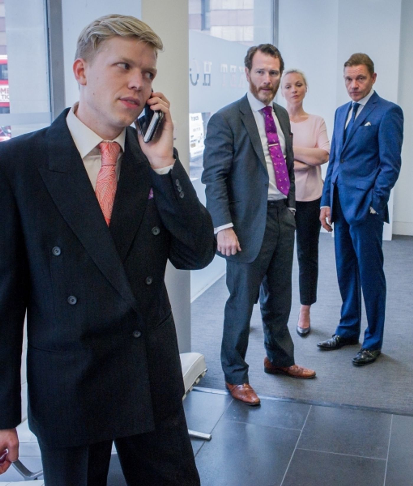 Photos: Sneak Peek at Nick Moran, Michael McKell and More in ROARING TRADE at Park Theatre Photos: Sneak Peek at Nick Moran, Michael McKell and More in ROARING TRADE at Park Theatre Image