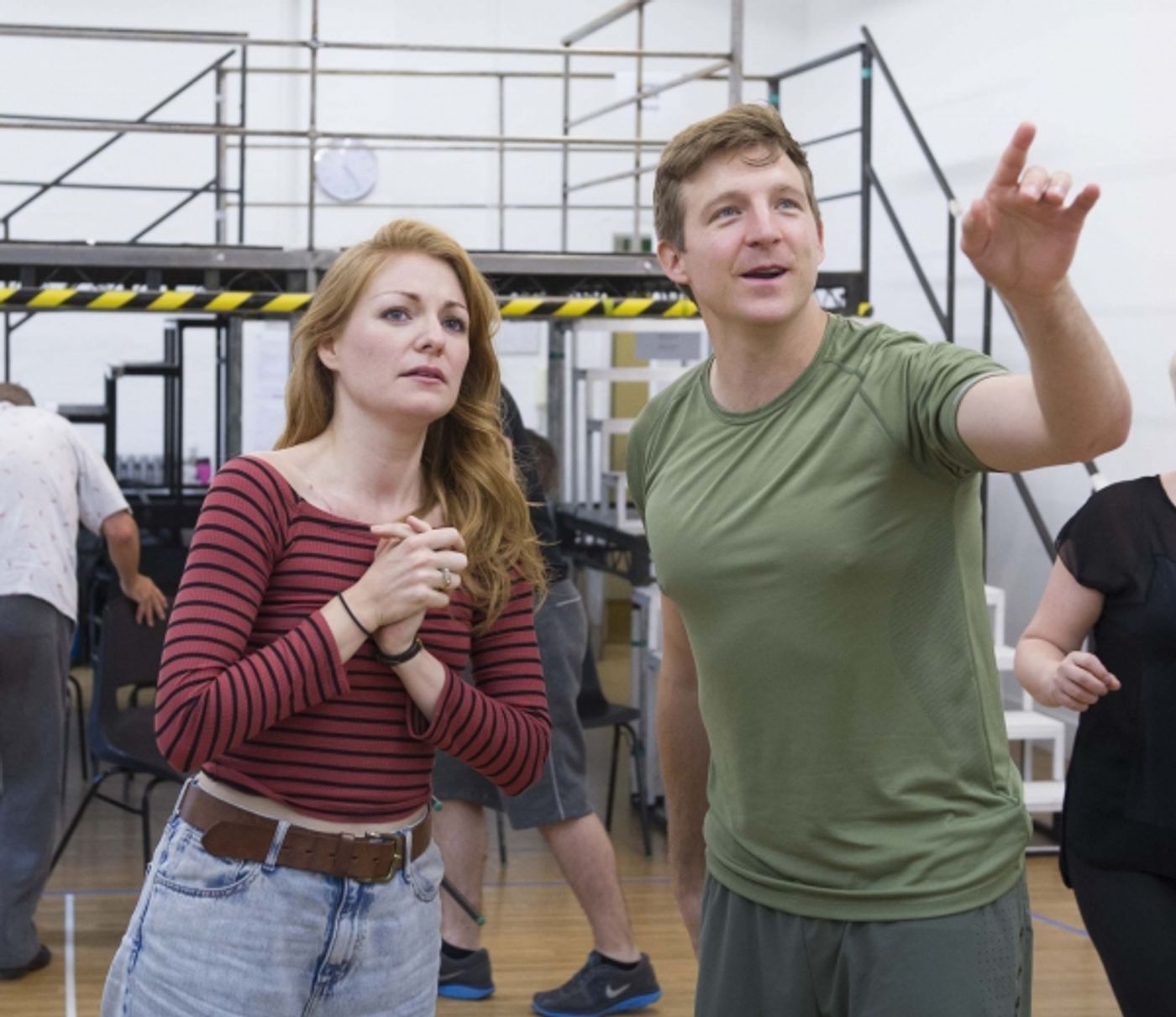 Photo Flash: First Look at Haydn Oakley, Laura Pitt-Pulford & More in Rehearsal for UK's THE SMALLEST SHOW ON EARTH  Image