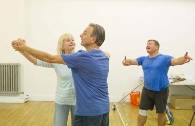 Liza Goddard, Brian Capron &amp; Lee Proud Photo