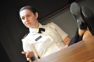 CASSIE JO FASTABEND (Jo) from the Lakewood Playhouse Production of 'A FEW GOOD MEN' Photo