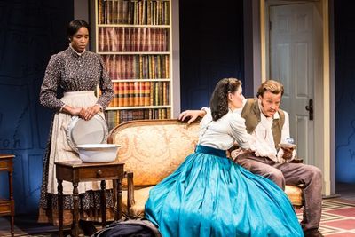 Krystel Lucas, Heather Hollingsworth and Eric T. Miller. Photo by Al Foote III. Photo