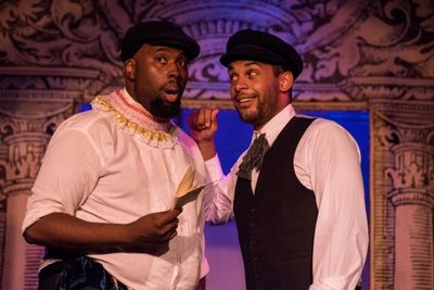 Jonathan Bethea as Valentine and Alex Nicholson as Speed Photo