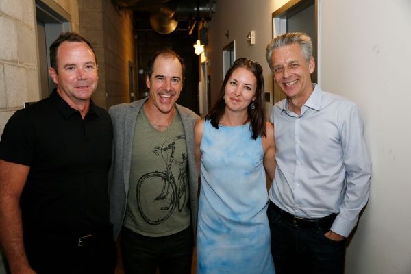 CTG Associate Artistic ' Kelley Kirkpatrick, Creator/Performer Geoff Sobelle, Produce Photo