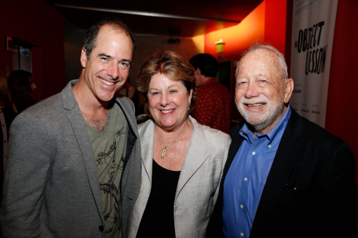 Creator/Performer Geoff Sobelle and parents Liz Sobelle and Dick Sobelle at 