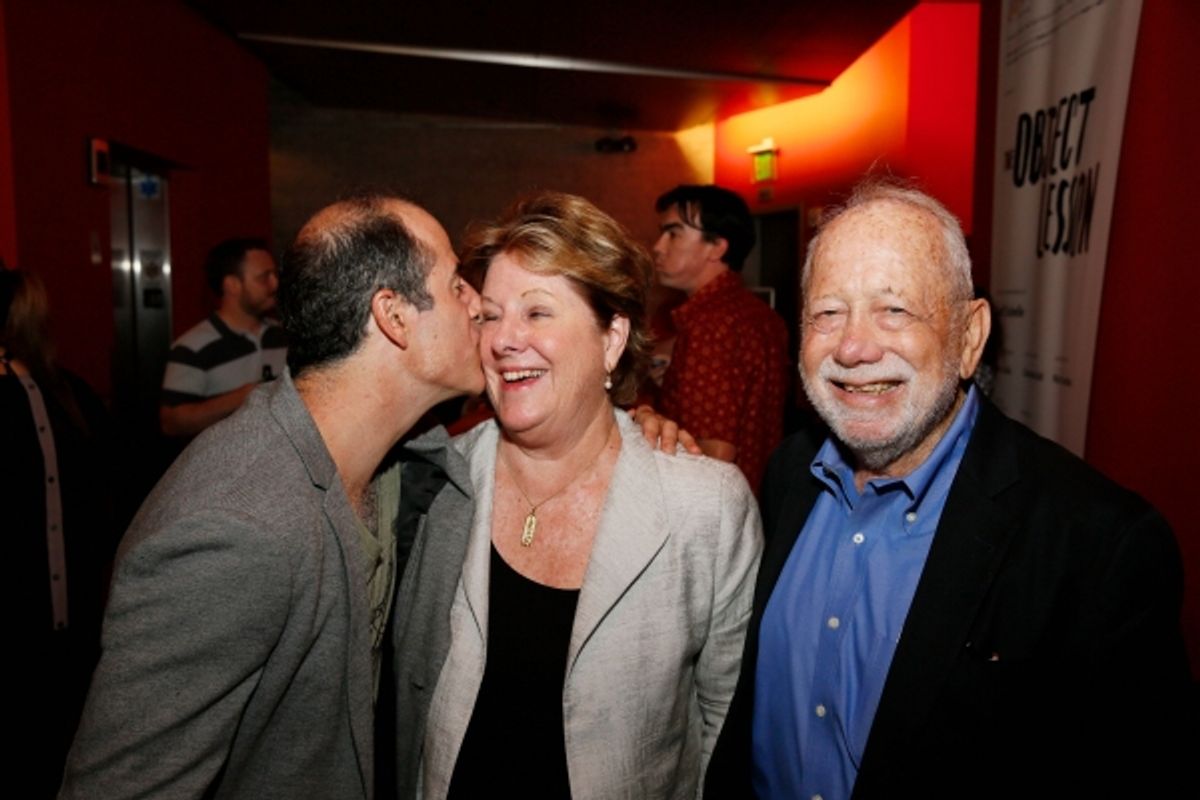 Creator/Performer Geoff Sobelle with his parents Liz Sobelle and Dick Sobelle
 at 