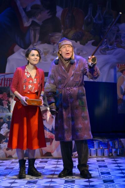 Samantha Barks as Amelie and award-winning actor Tony Sheldon as Dufayel Photo
