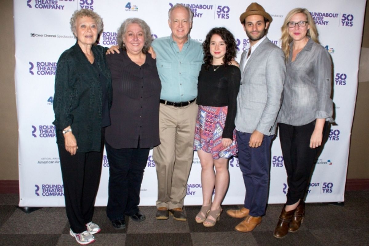 Lauren Klein, Jayne Houdyshell, Reed Birney, Sarah Steele, Arian Moayed, Cassie Beck at 
