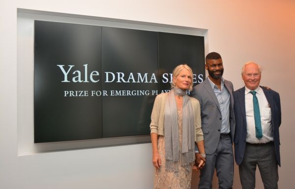 Barbara Seyda (Playwright/Honoree), Niegel Smith (') and Nicholas Wright (Judge) Photo