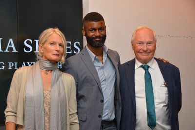 Barbara Seyda, Niegel Smith and Nicholas Wright Photo