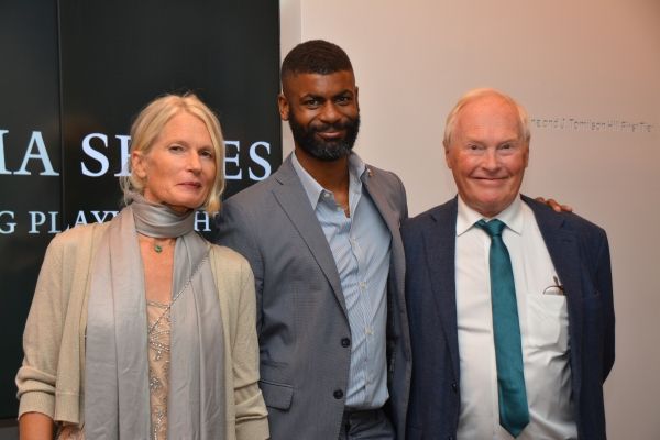 Barbara Seyda, Niegel Smith and Nicholas Wright Photo