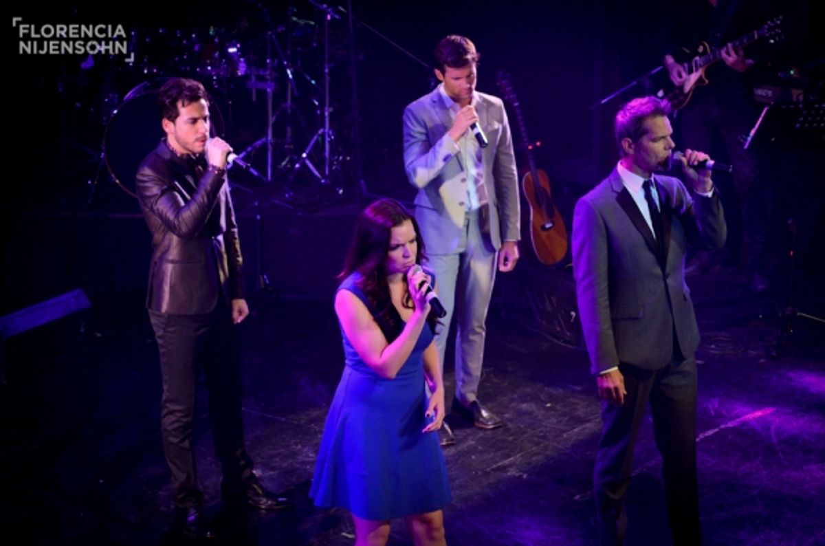 Fernando Dente - Kyle Dean Massey - Jennifer Damiano - Robert Spencer at 