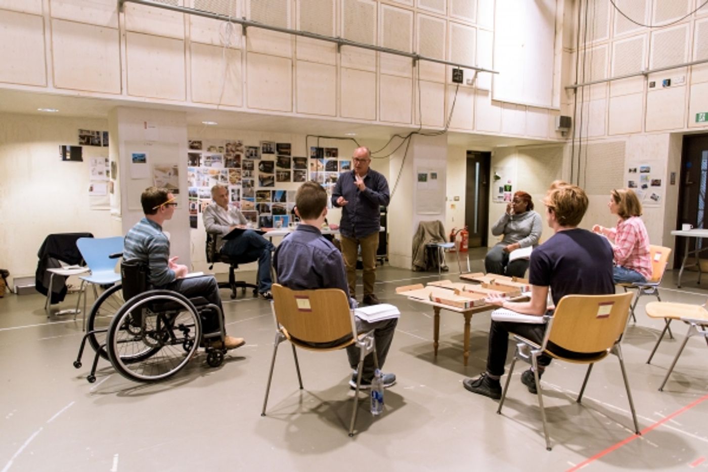 Photo Flash: In Rehearsal for the UK Debut of TEDDY FERRARA at Donmar Warehouse Photo Flash: In Rehearsal for the UK Debut of TEDDY FERRARA at Donmar Warehouse Image