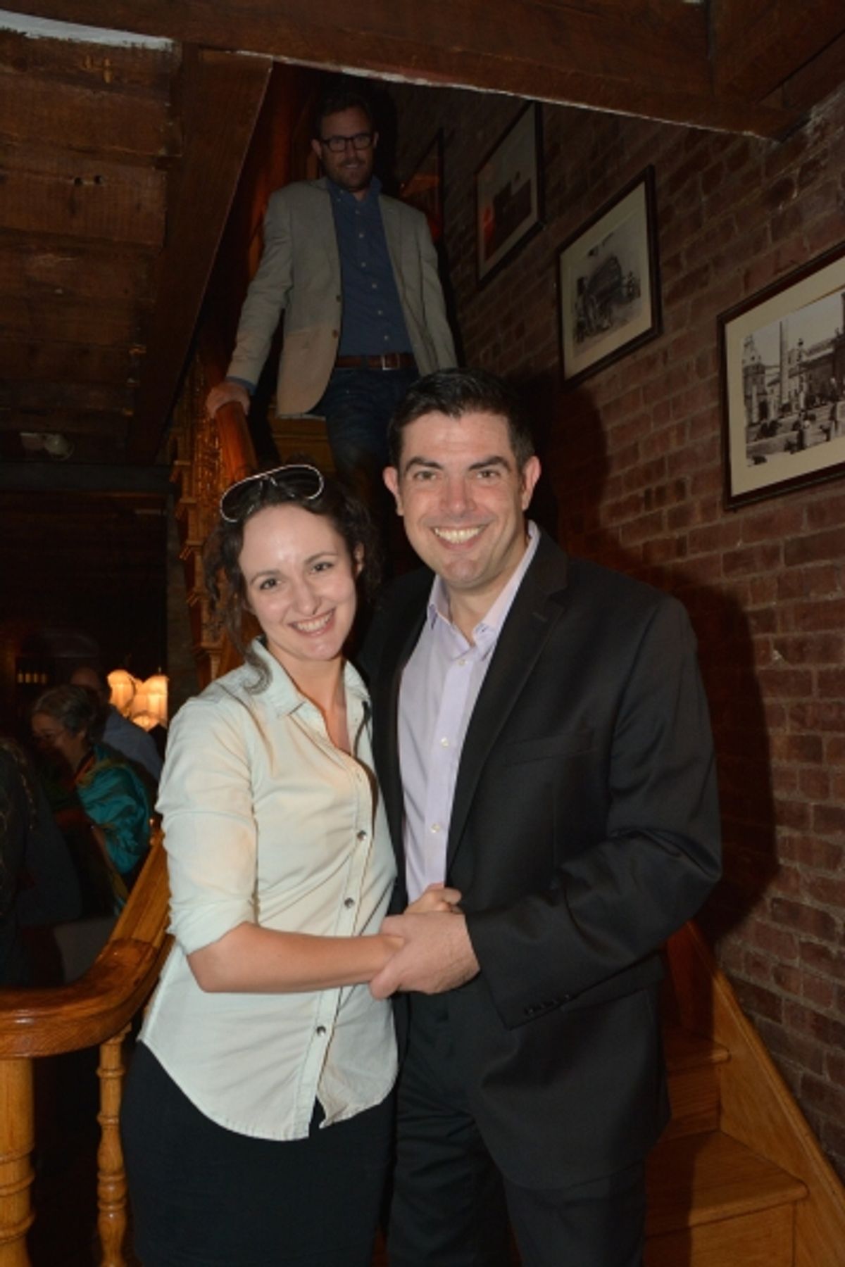 Kate Hamill and Jason O&#39;Connell at 