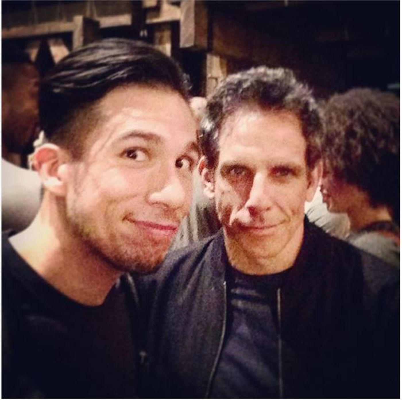 Photo Flash: HAMILTON Cast Poses With Ben Stiller and Queen Latifah Following Performance  Image