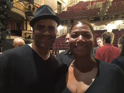 Christopher Jackson, Queen Latifah Photo