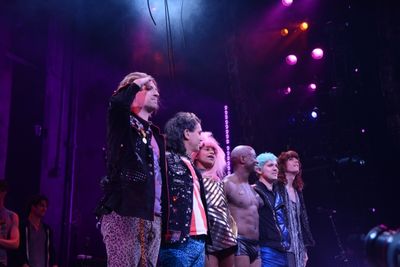 Tim Mislock, Peter Yanowitz, Rebecca Naomi Jones, Taye Diggs, Matt Duncan and Justin  Photo