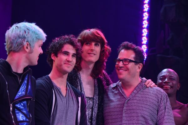 Matt Duncan, Darren Criss, Justin Craig, Michael Mayer and Taye Diggs Photo