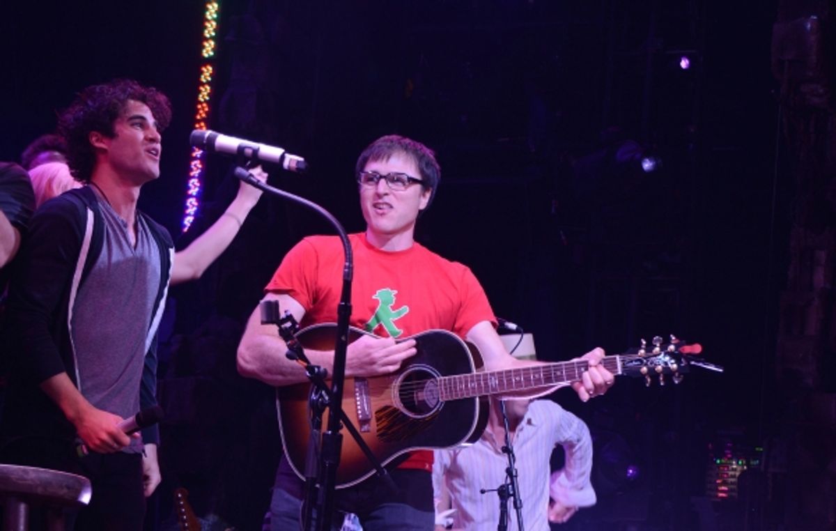 Darren Criss and Stephen Trask at 