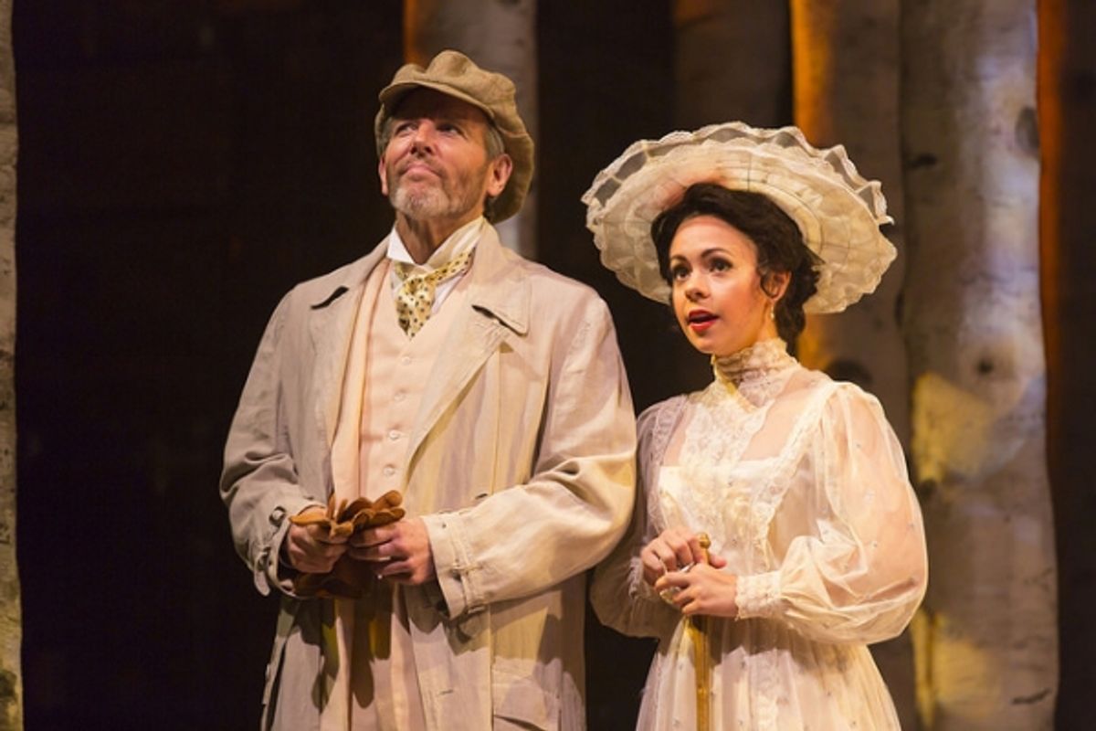 Stephen Bogardus as Fredrik Egerman and Morgan Kirner as Anne Egerman at 