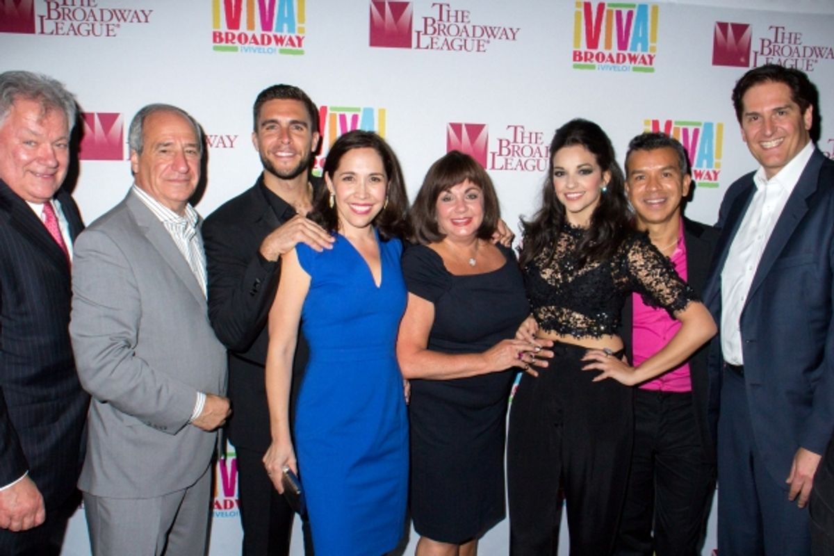 Robert Wankel, Al Noccolino, Josh Segarra, Andrea Burns, Charlotte St. Martin, Ana Villafane, Sergio Trujillo, Nick Scandalios at 