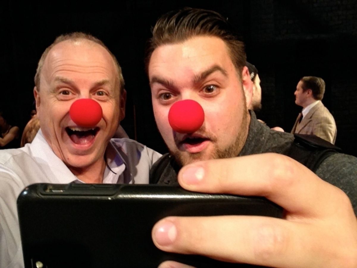 39 STEPS producer Douglas Denoff and BULLETS OVER BROADWAY 'Andrew Hendrick at 