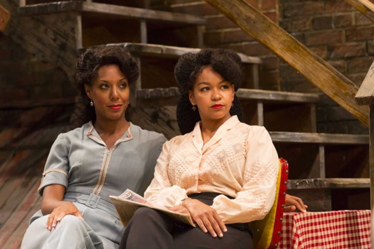 Christina Acosta Robinson (Vera) and Crystal A. Dickinson (Louise) at 