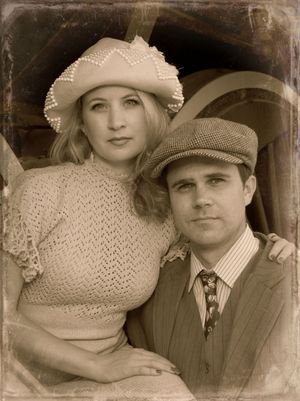 Ashley Fox Linton and Will Collyer as BONNIE & CLYDE @ BroadwayWorld Ashley Fox Linton and Will Collyer as BONNIE & CLYDE Photo