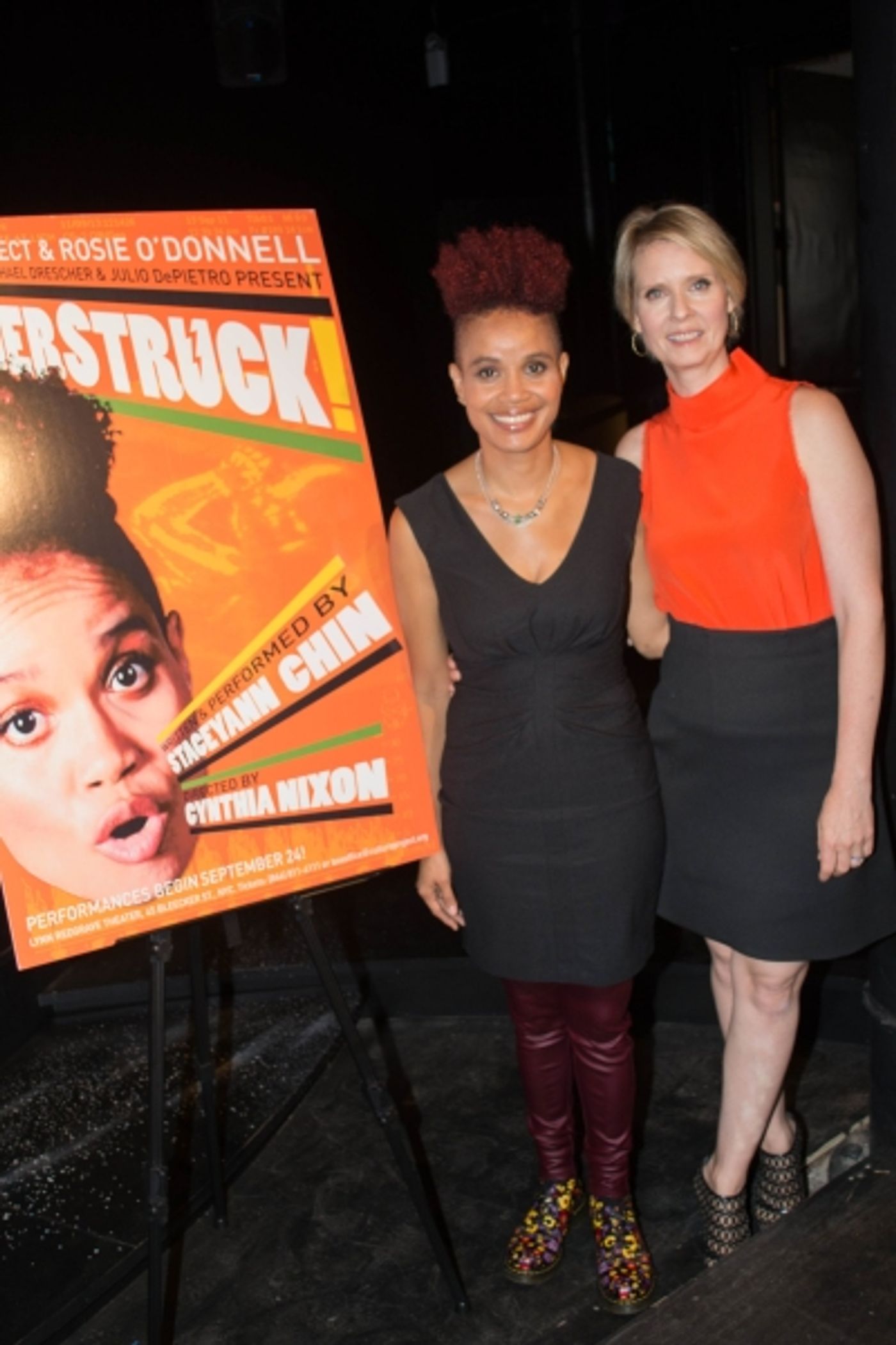 Photo Flash: Staceyann Chin and Cynthia Nixon Get Ready for Culture Project's MOTHERSTRUCK Image