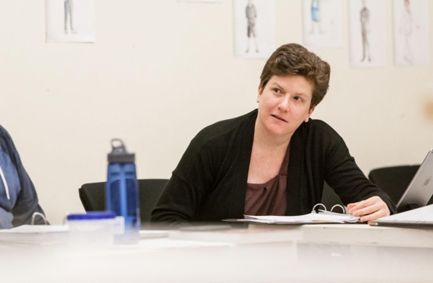 Photo Flash: In Rehearsal with Signature Theatre's CAKE OFF, Starring Todd Buonopane and Sherri Edelen  Image