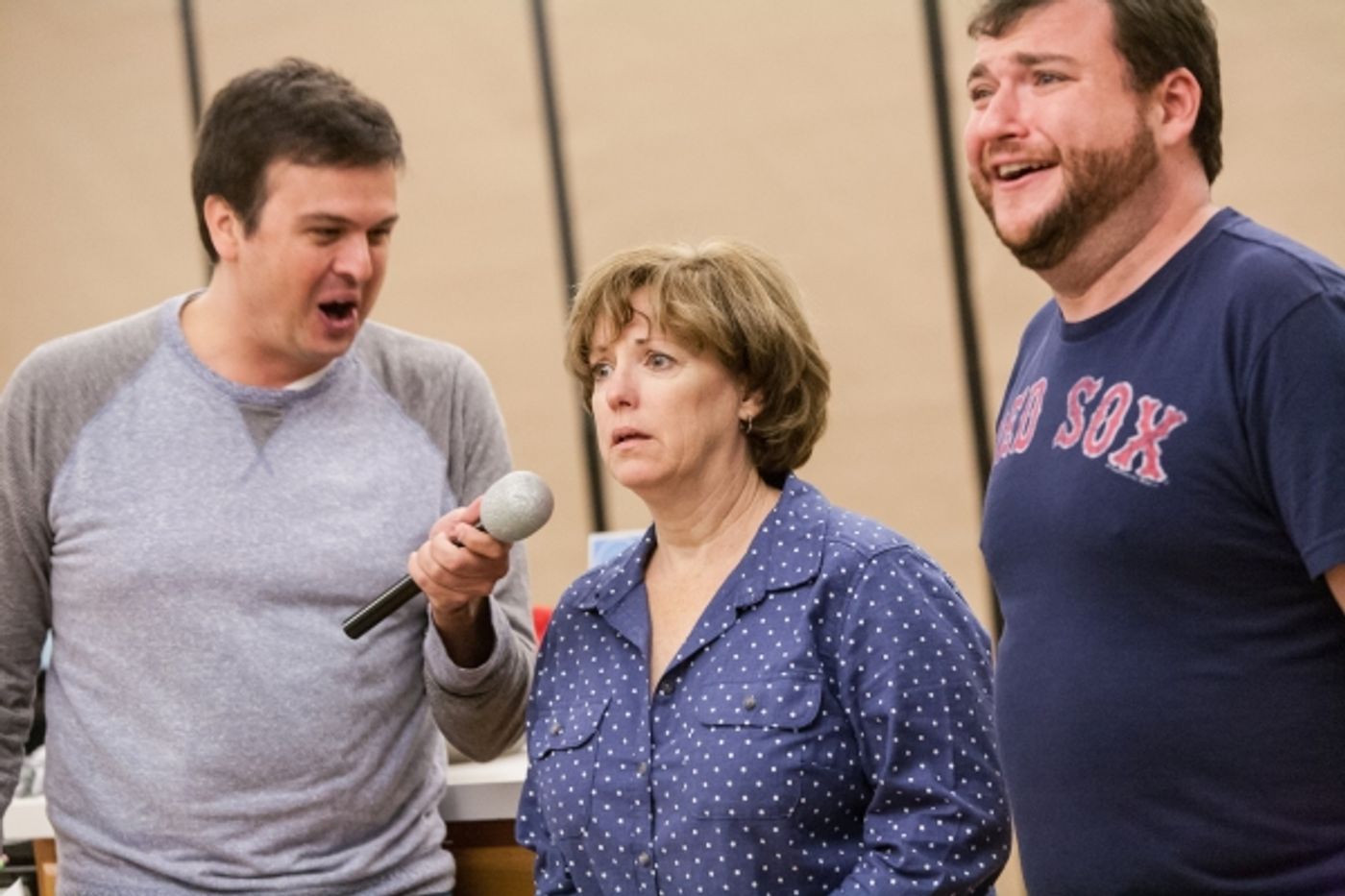 Photo Flash: In Rehearsal with Signature Theatre's CAKE OFF, Starring Todd Buonopane and Sherri Edelen  Image
