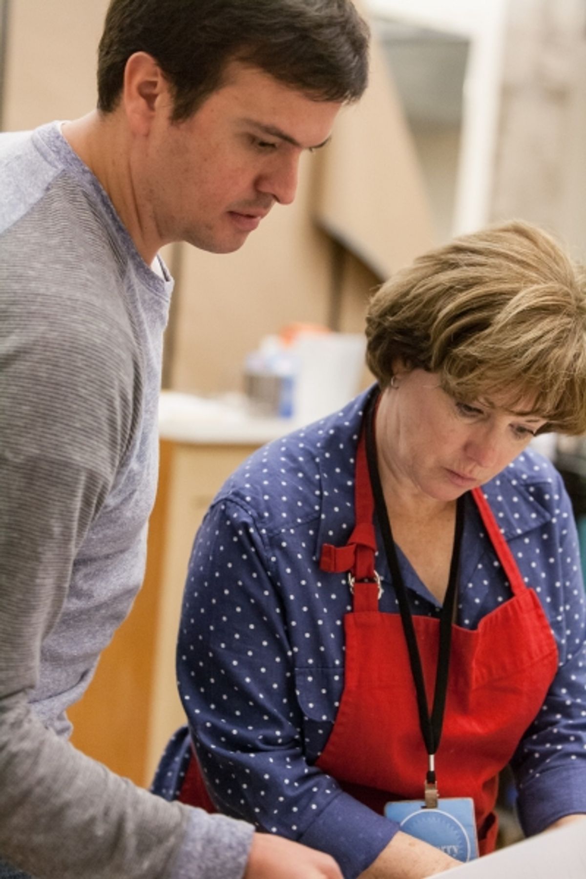 Jamie Smithson (Jack DeVault) and Sheri Edelen (Rita Gaw) at 