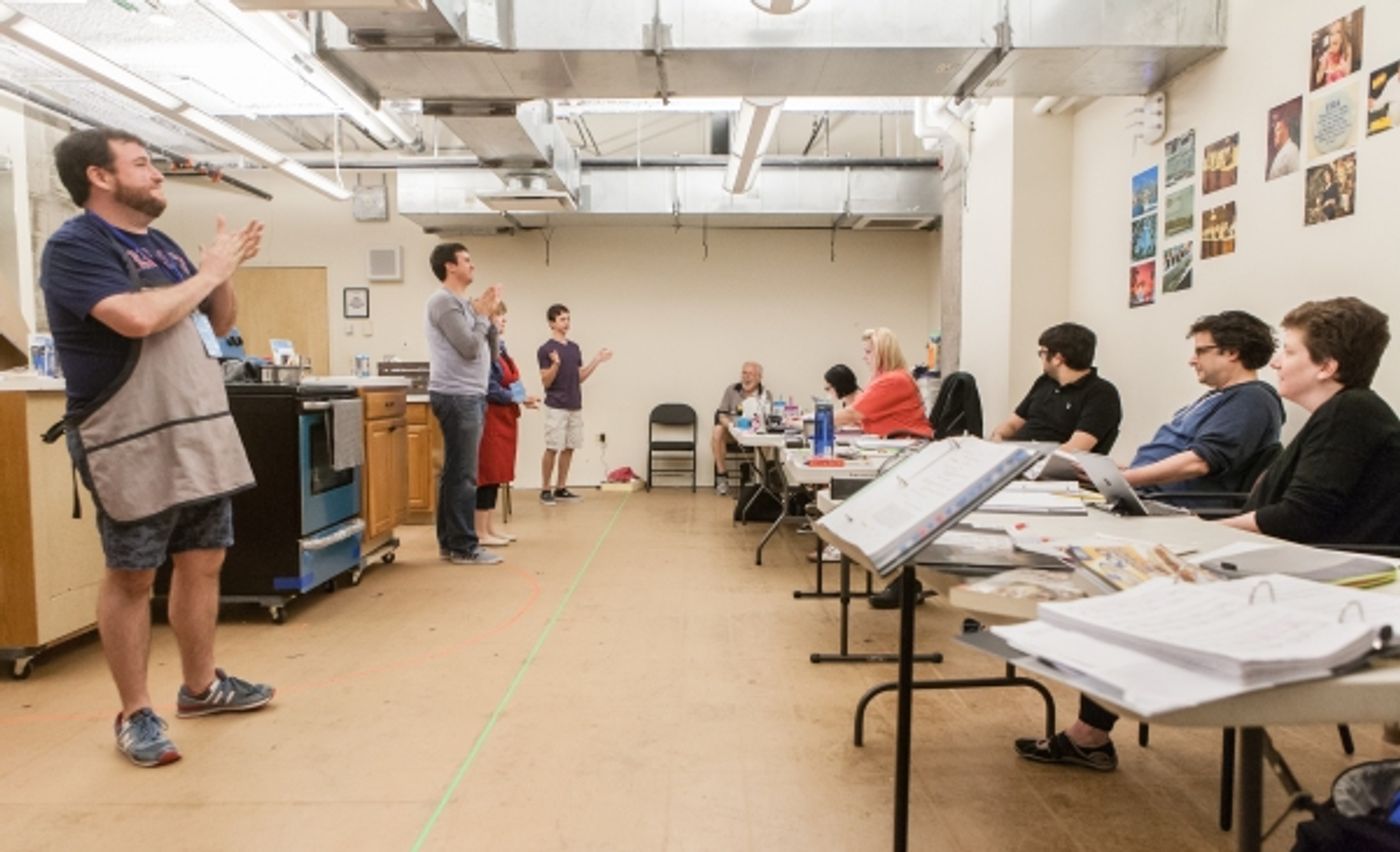 Photo Flash: In Rehearsal with Signature Theatre's CAKE OFF, Starring Todd Buonopane and Sherri Edelen  Image