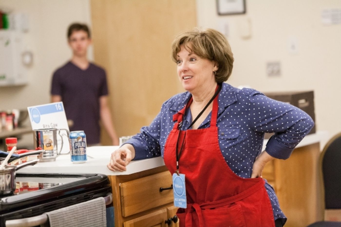 Photo Flash: In Rehearsal with Signature Theatre's CAKE OFF, Starring Todd Buonopane and Sherri Edelen  Image